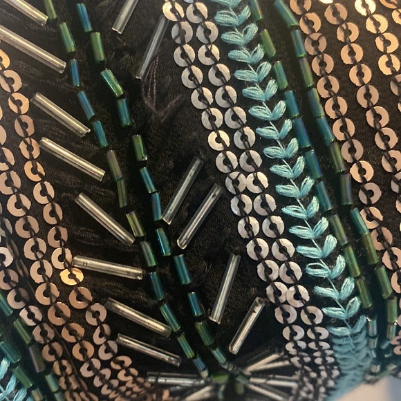 Fun Dressy Festival Embellished Lined Shorts  Size Small - Picture 5 of 8